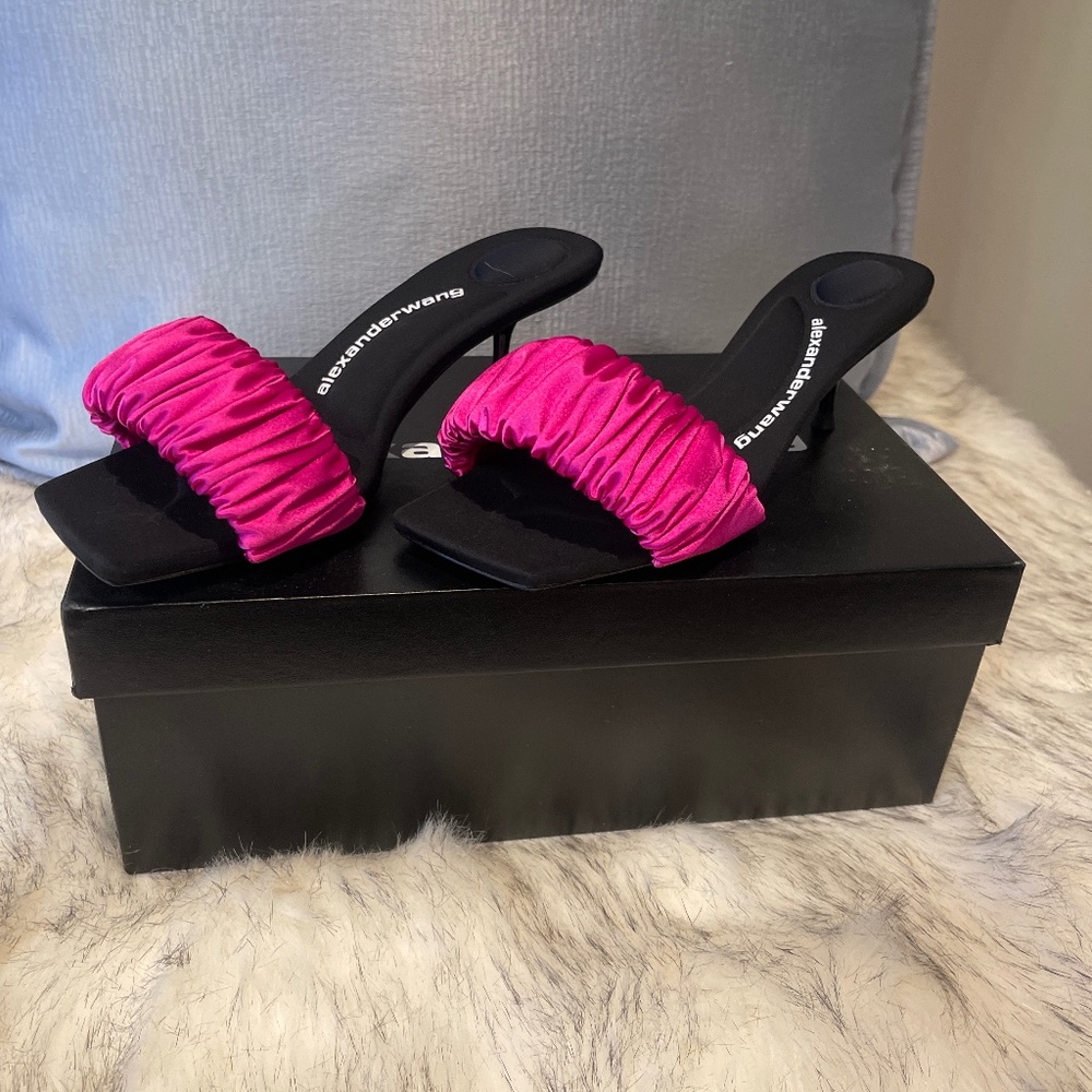 ALEXANDER WANG JESSICA SCRUNCHIE SANDAL